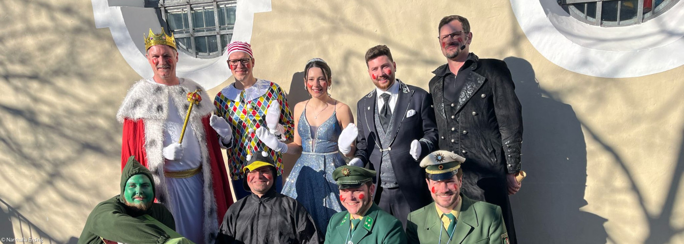 Gruppenbild von der Kasperltheatertruppe