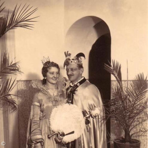 1936 - Prinz Hermann II. (Noll) und Prinzessin Maria I. (Burgmair, geb. Egner)