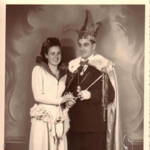 1950 - Prinz Albert I. (Löffler) und Prinzessin Rita I. (Haller, geb. Loipfinger)