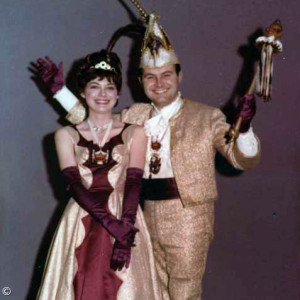 1963 - Prinz Egon I. (Dr. Lechner) und Prinzessin Rita II. (Lechner, geb. Empl)